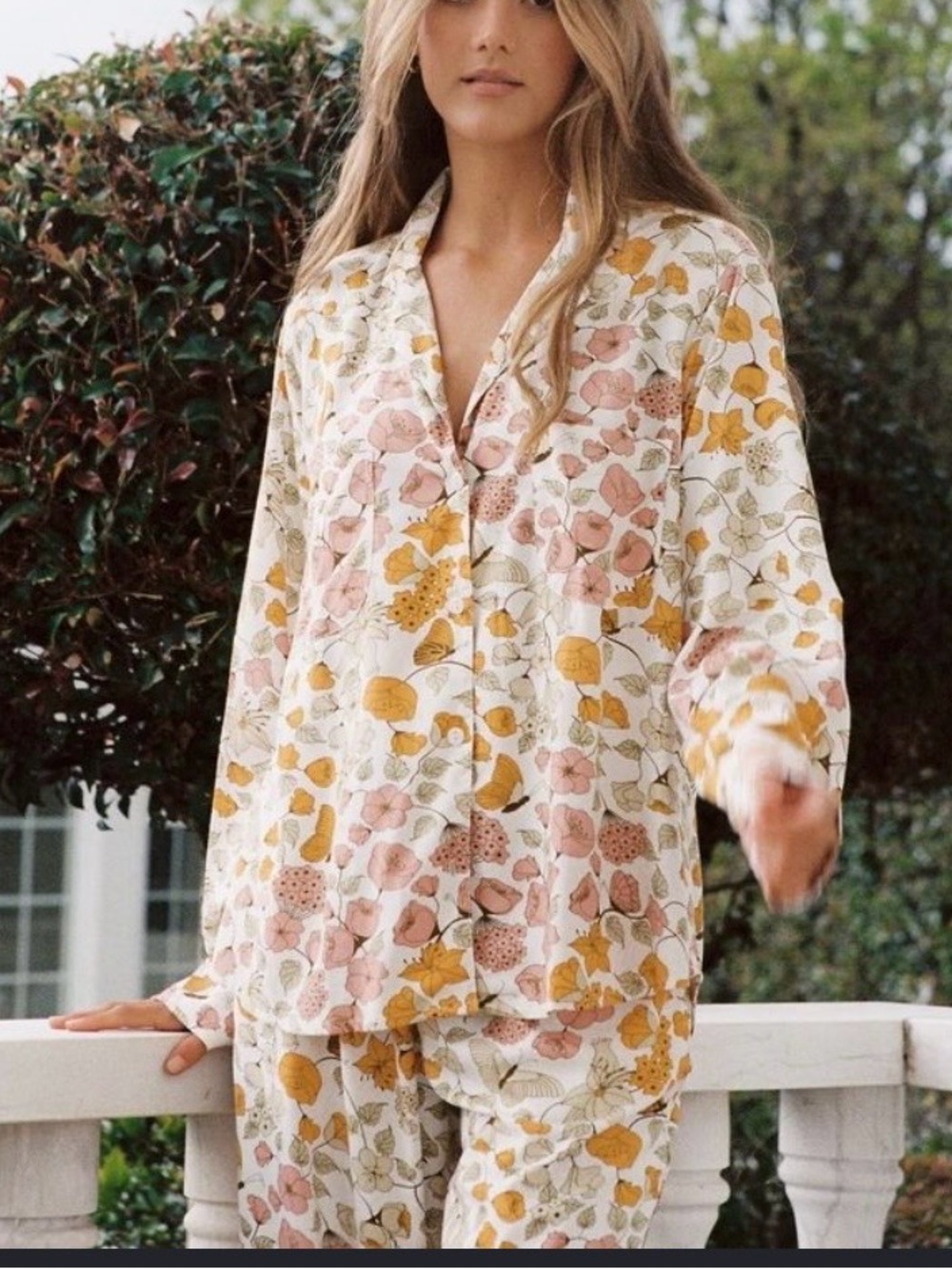 Piyama Floral Pajama Set Small